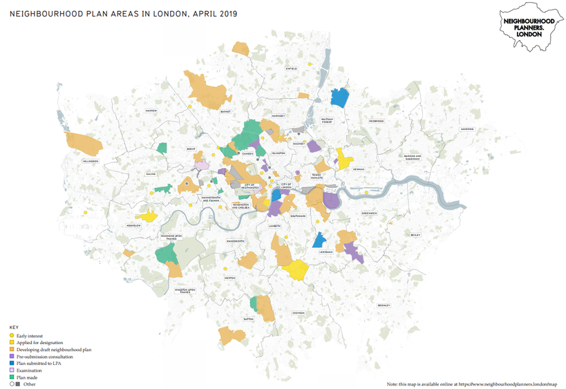 Neighbourhood Planning map